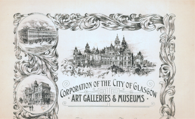 Letter-head of Glasgow Art Galleries and Museums,                  circa. 1908.