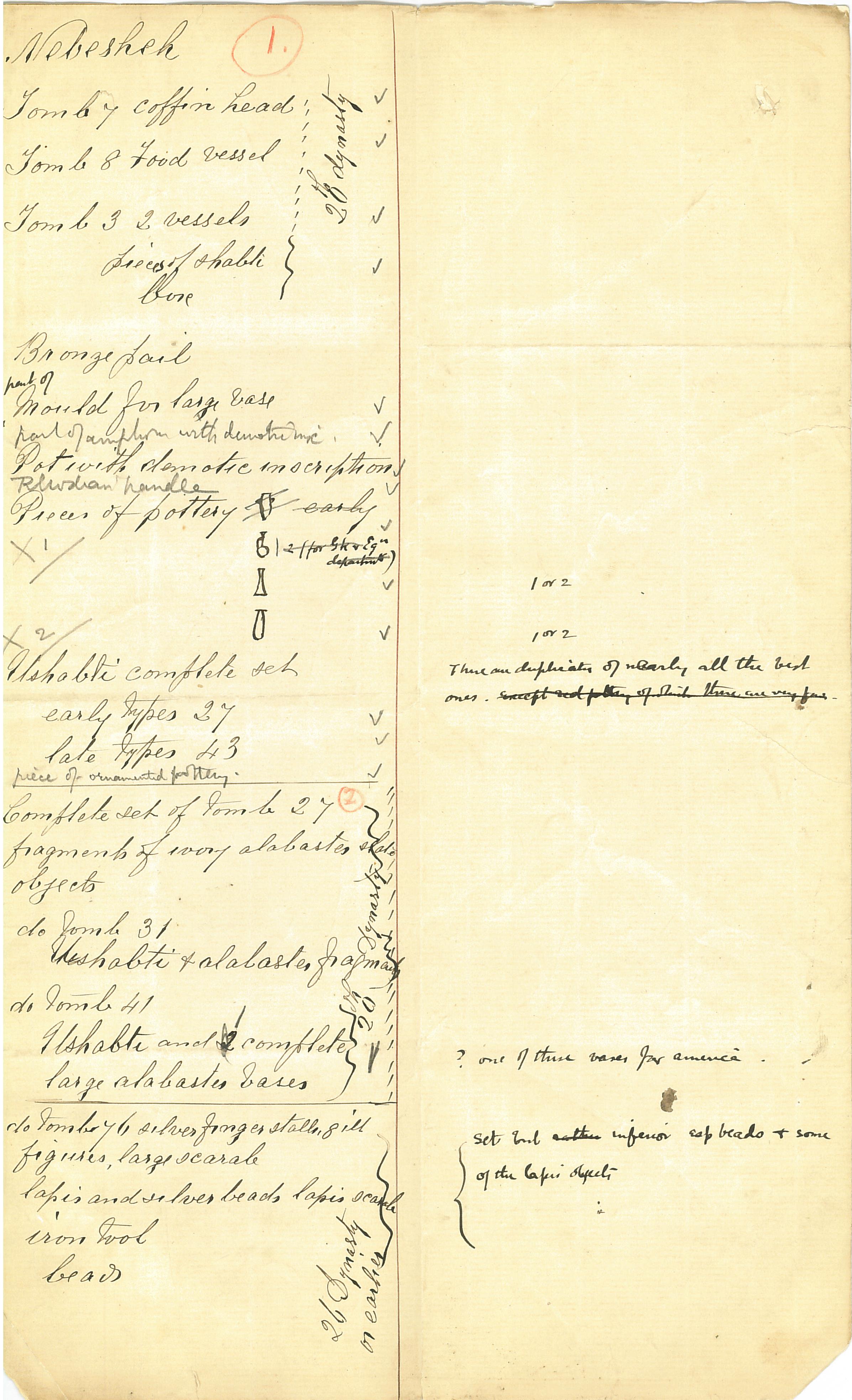 1884 Nebesheh Object List DIST.09.01f