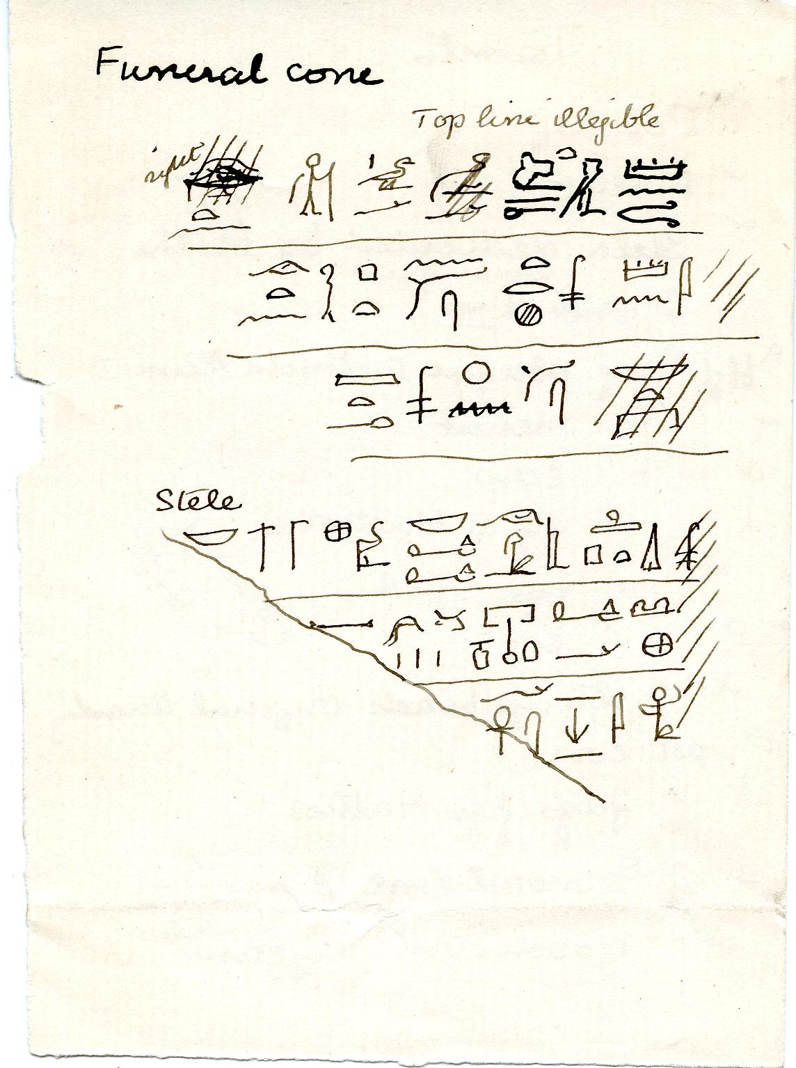 1902-04 Abydos, Deir el-Bahri, Oxyrhynchus, Ihnasya DIST.20.105b