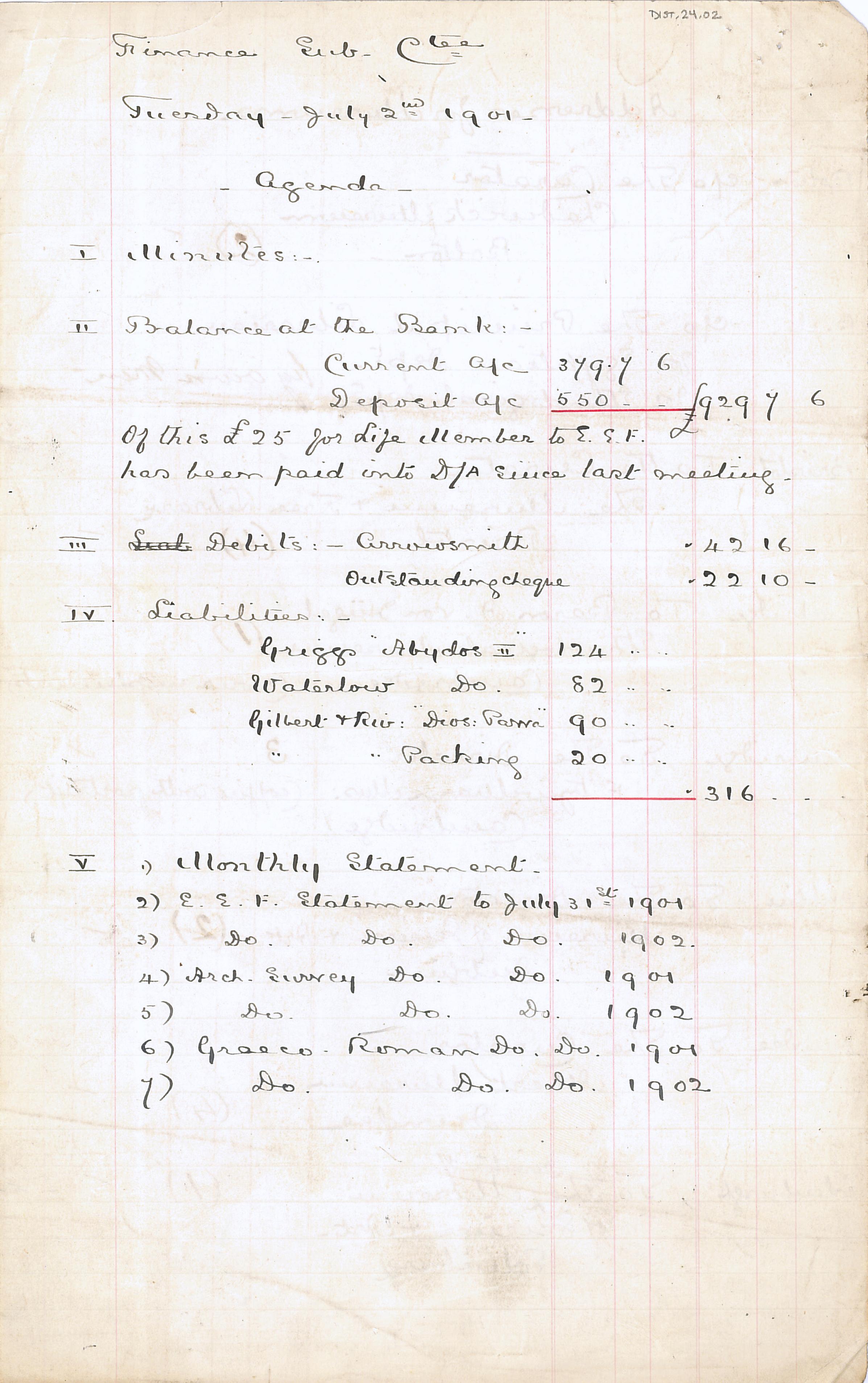 1904-05 Deir el-Bahri, Sinai, Oxyrhynchus DIST.24.02a