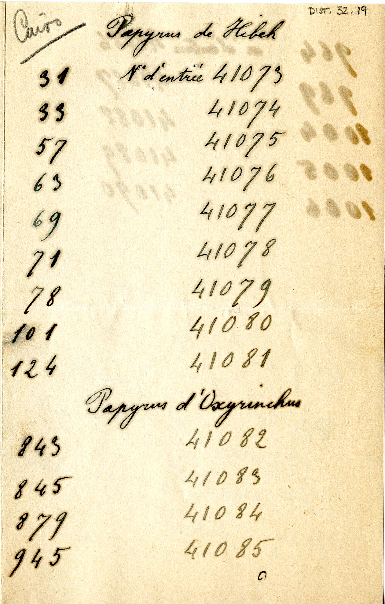 1908-13 Papyri DIST.32.19a