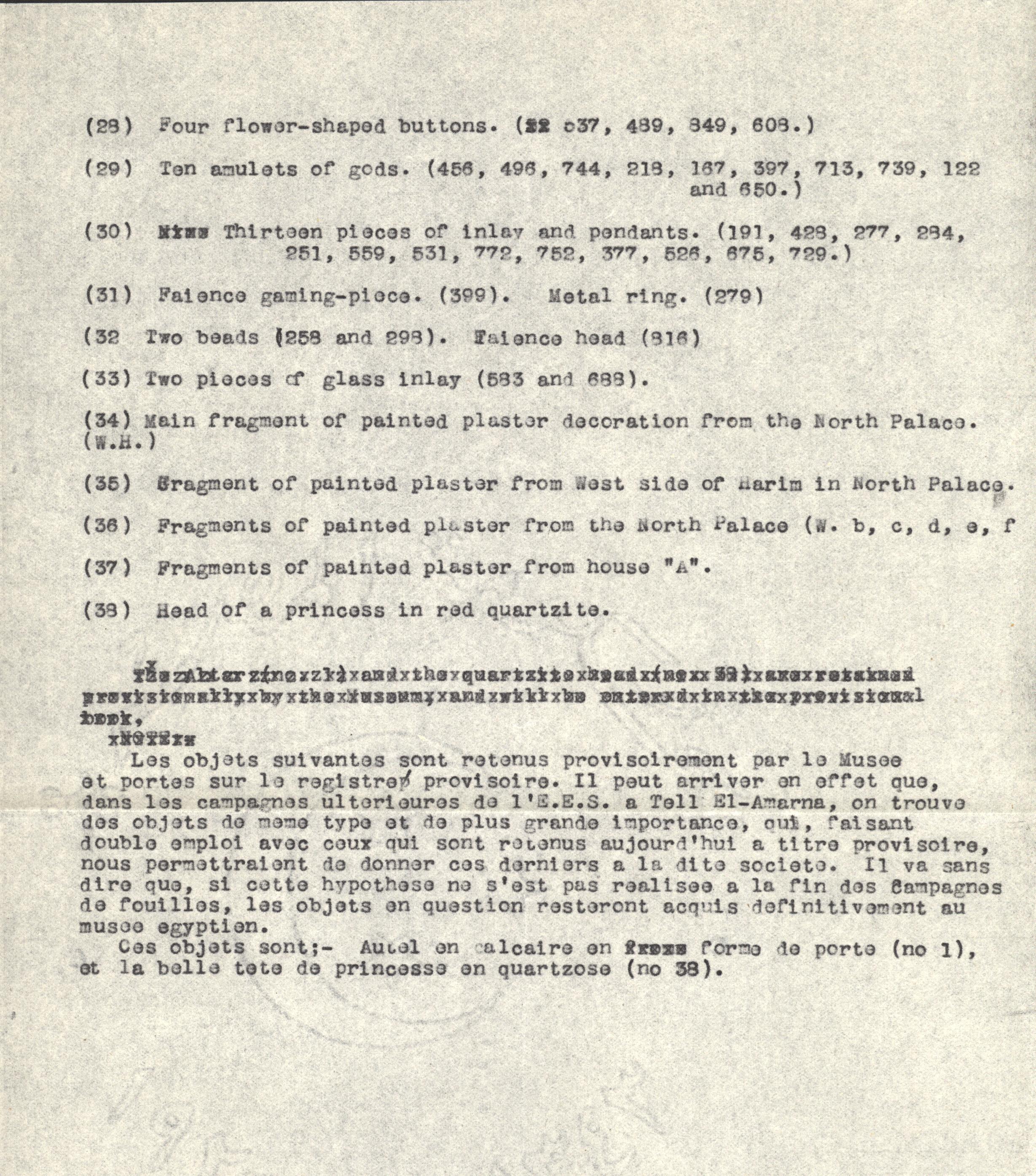 1926-39 correspondence with Antiquities Service DIST.50.02b