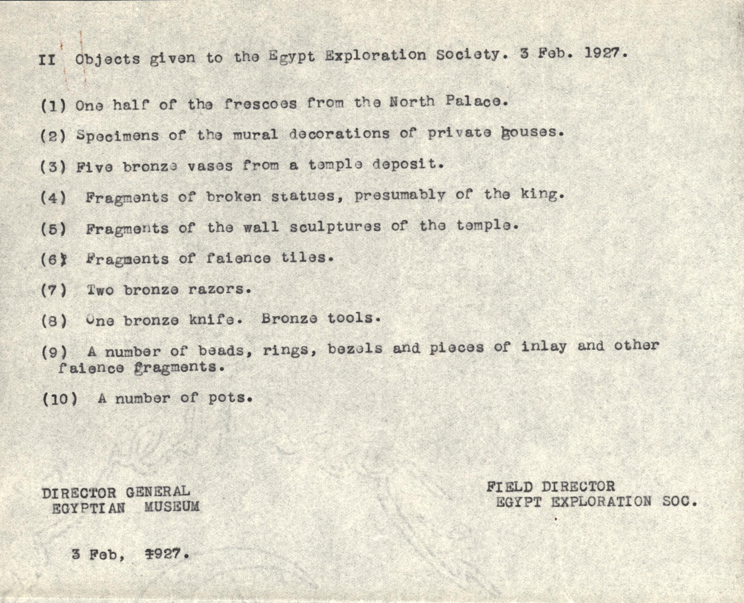 1926-39 correspondence with Antiquities Service DIST.50.02c