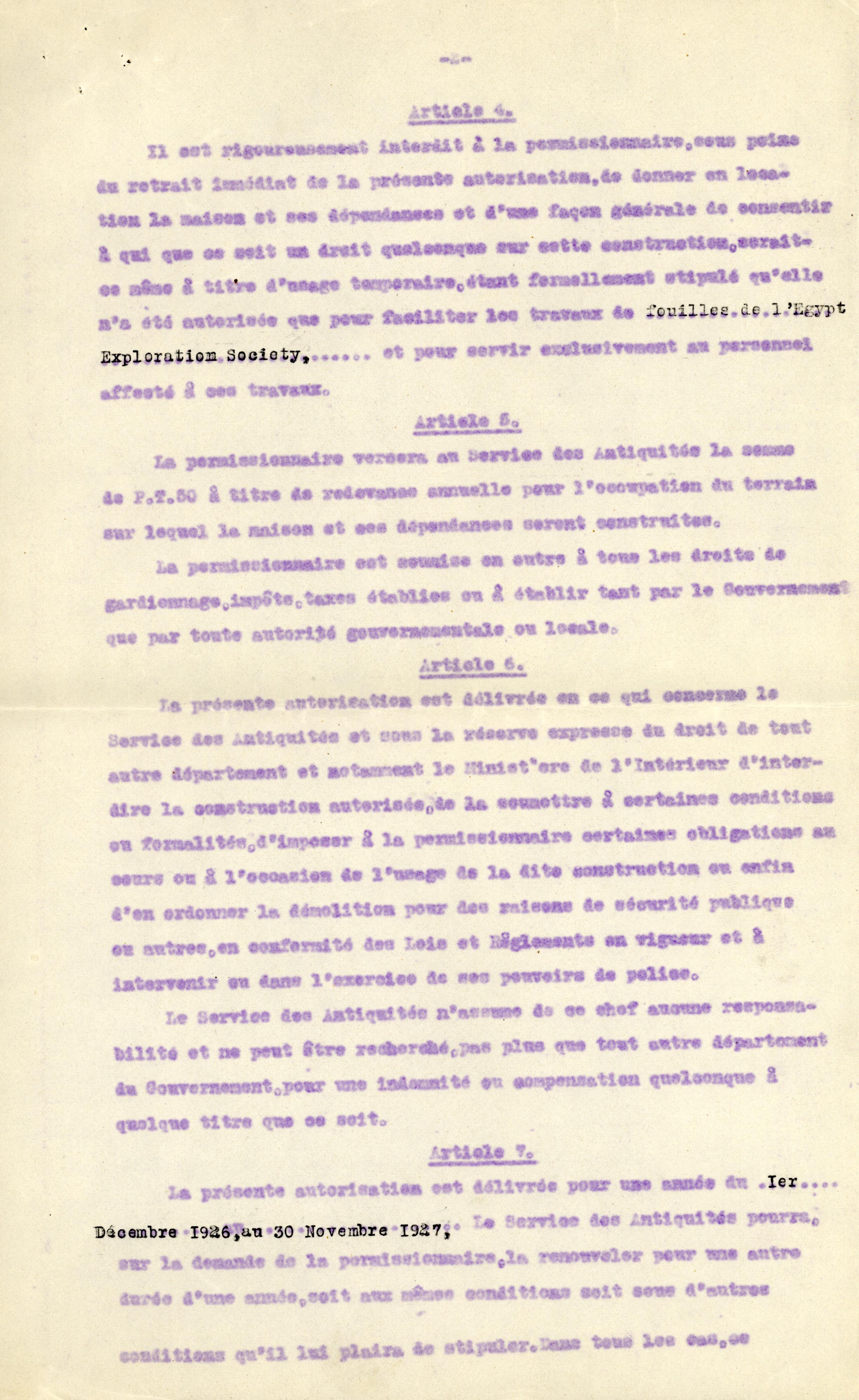 1926-39 correspondence with Antiquities Service DIST.50.08b
