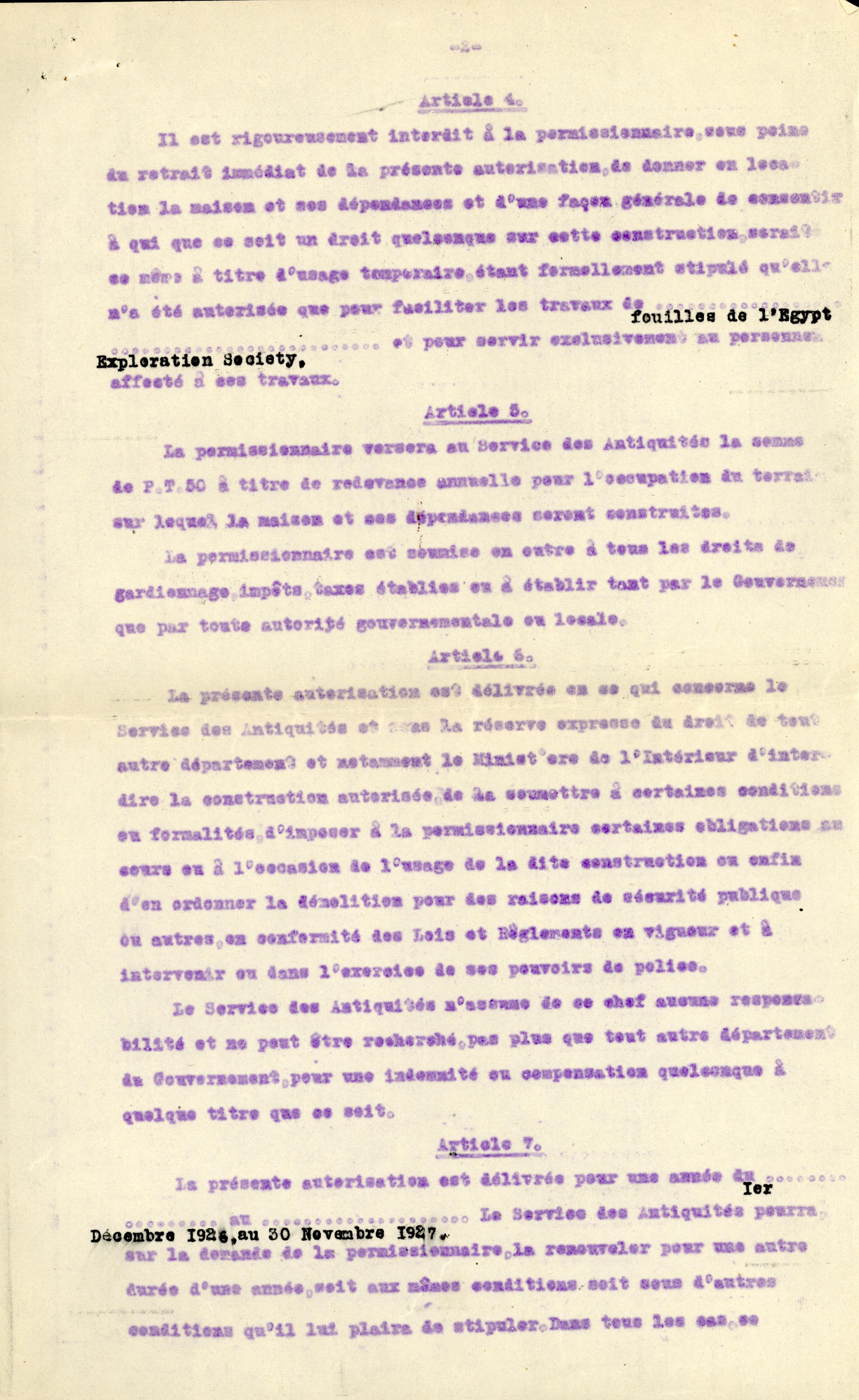 1926-39 correspondence with Antiquities Service DIST.50.12b
