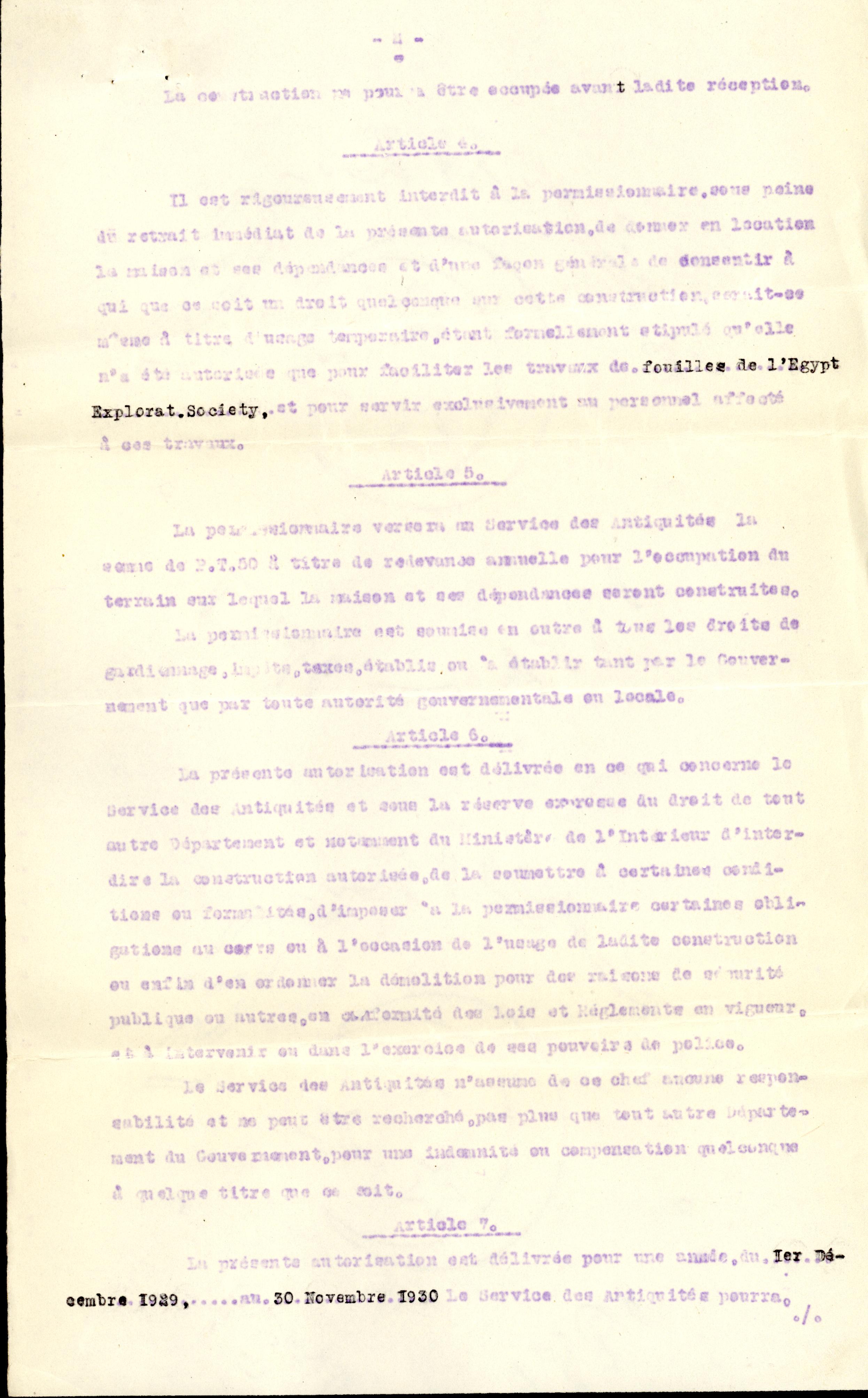 1926-39 correspondence with Antiquities Service DIST.50.19b