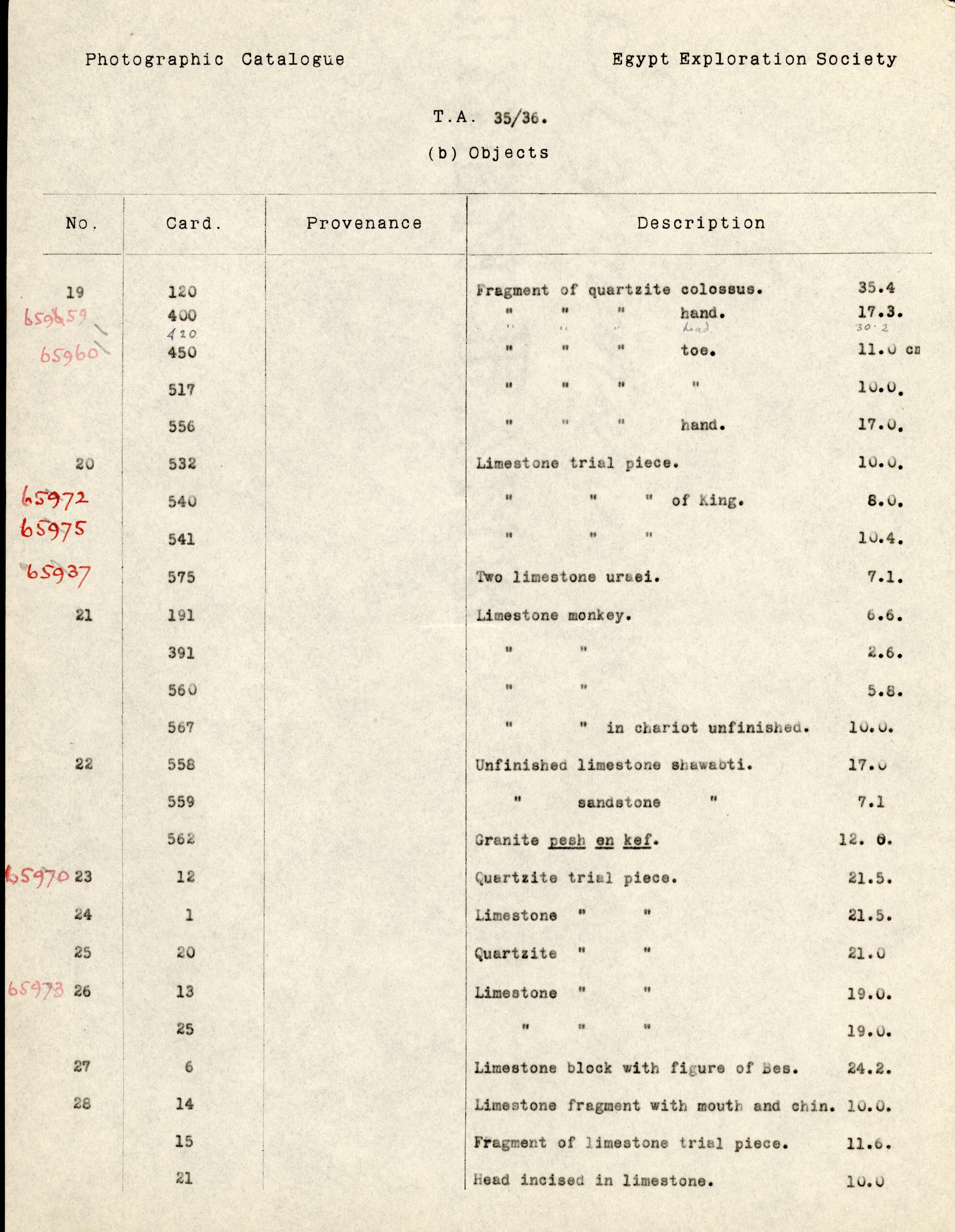 1926-39 correspondence with Antiquities Service DIST.50.60b