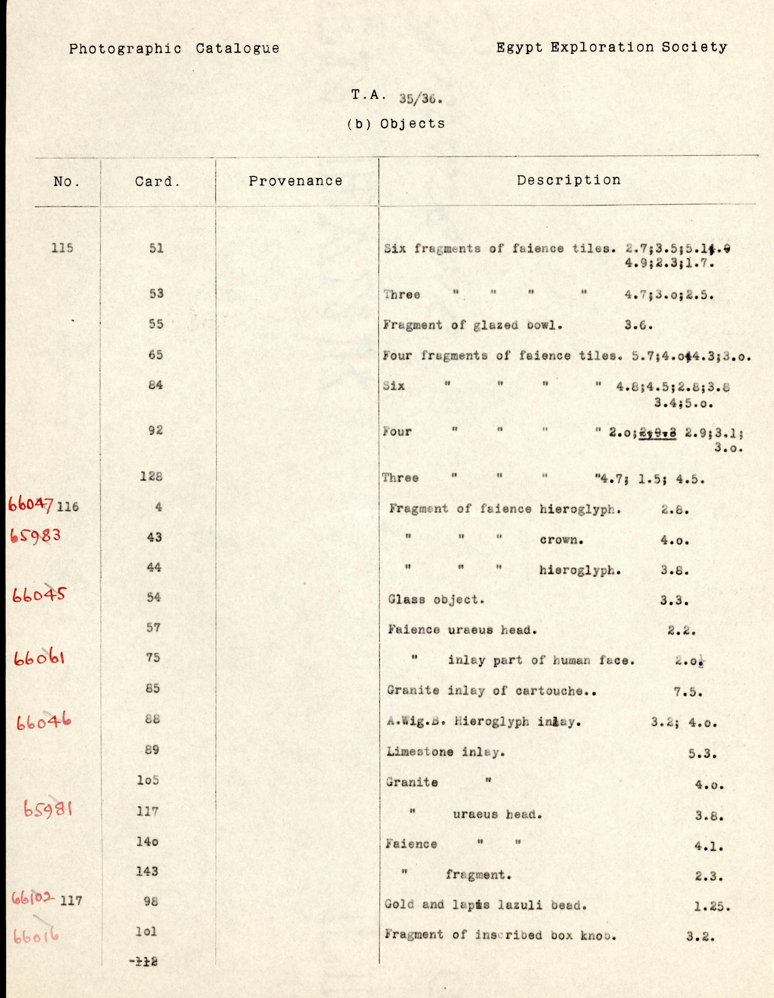 1926-39 correspondence with Antiquities Service DIST.50.60m