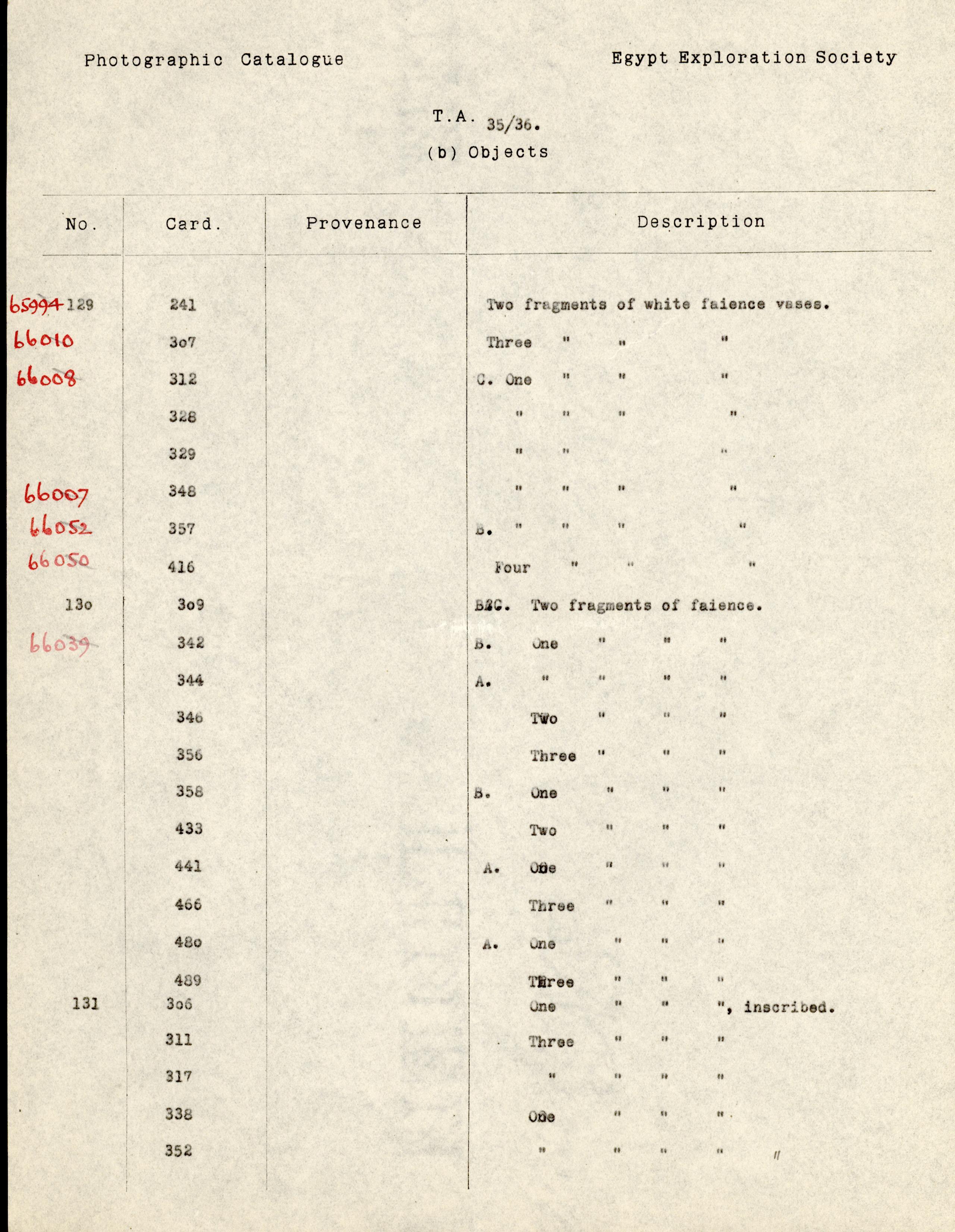 1926-39 correspondence with Antiquities Service DIST.50.60s