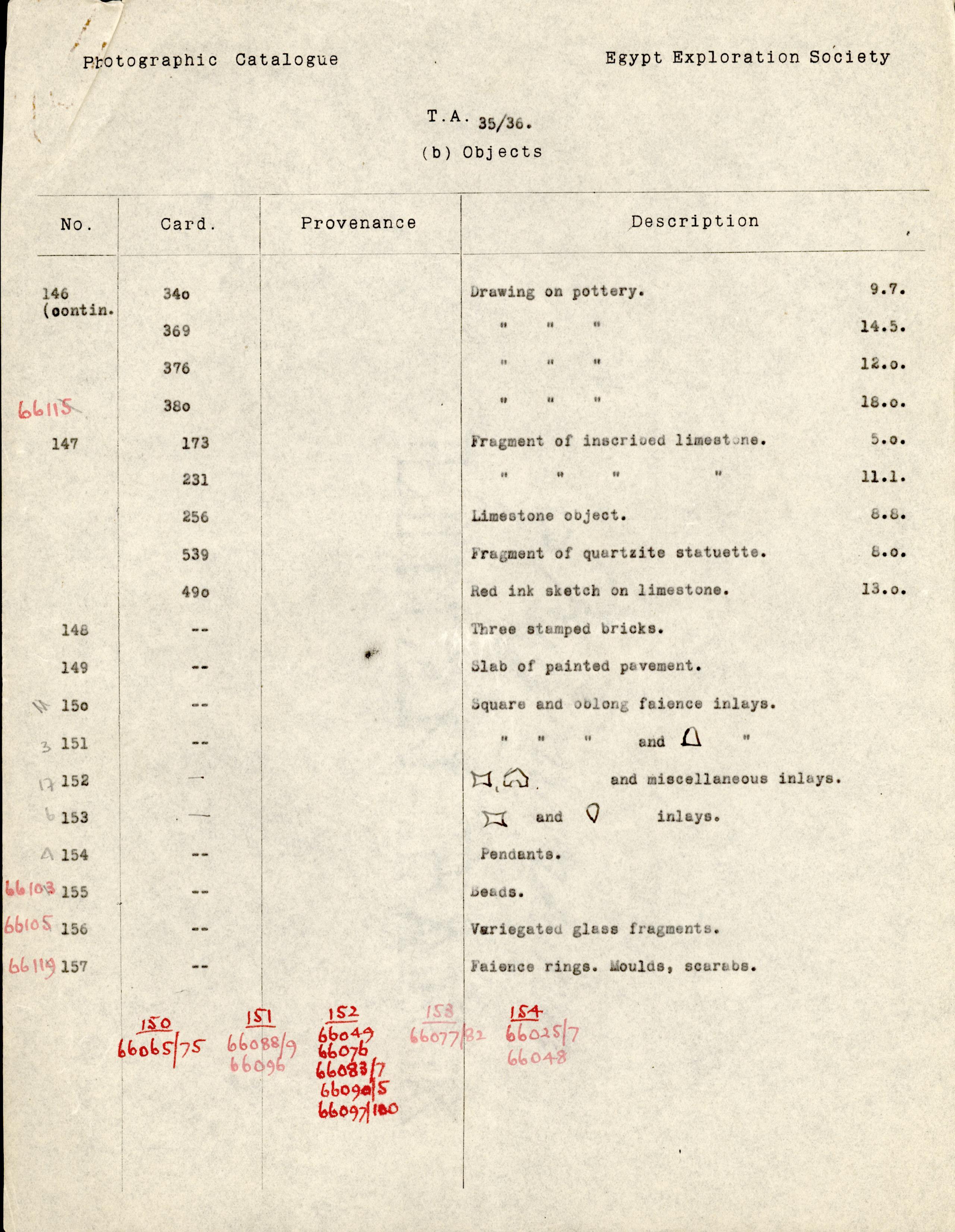 1926-39 correspondence with Antiquities Service DIST.50.60w