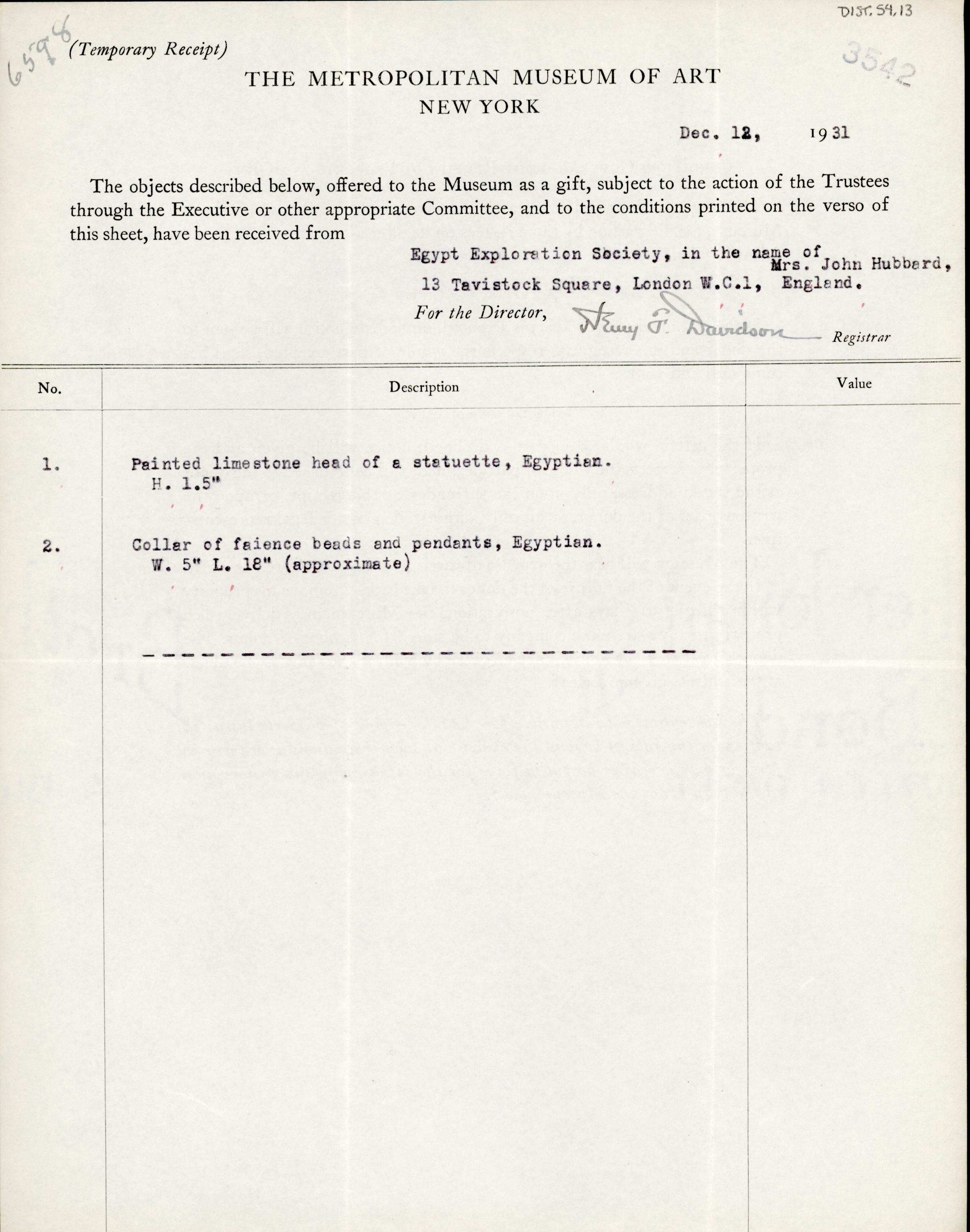 1931-32 el-Amarna and Armant DIST.54.13a