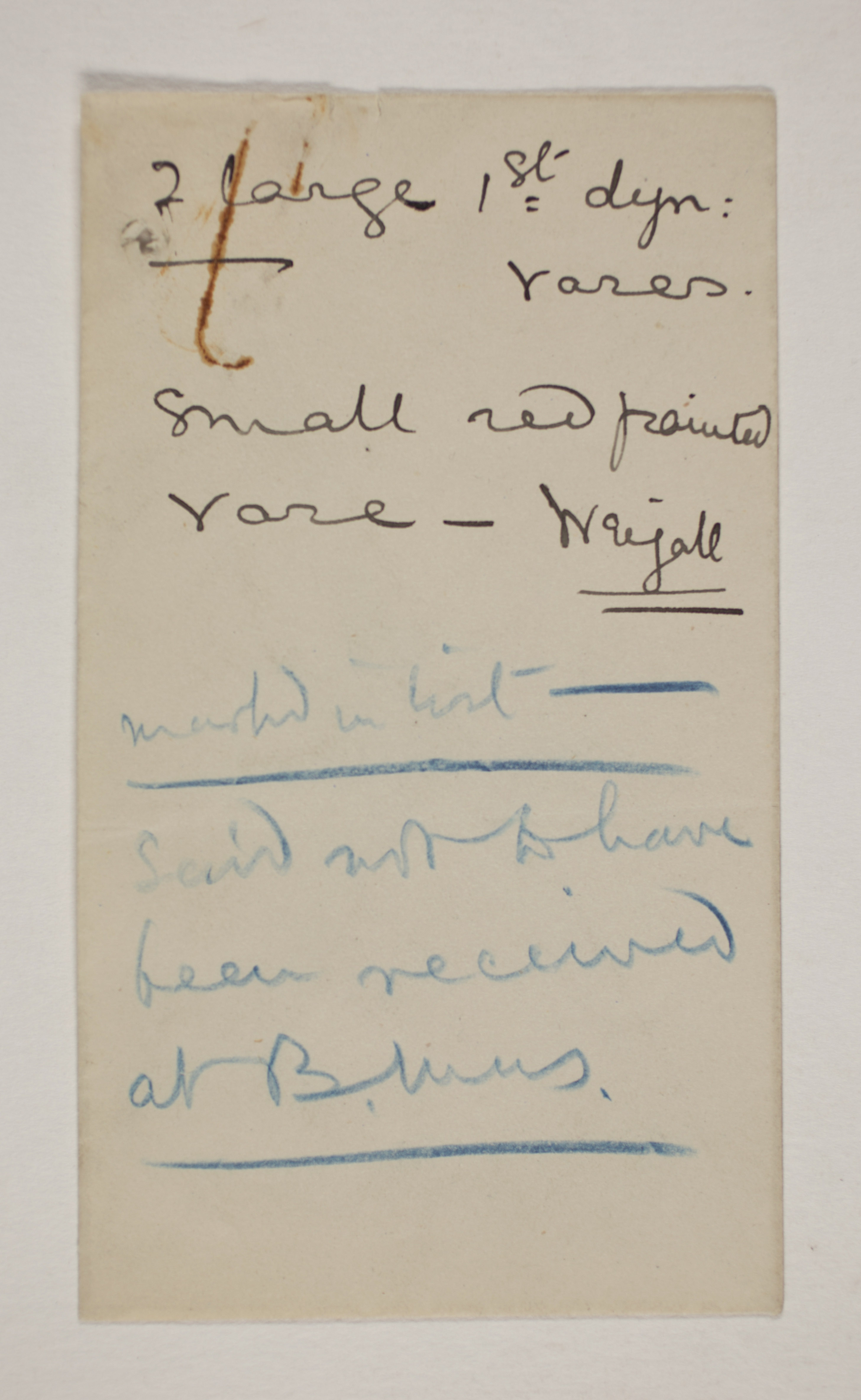 1901-02 Abydos Object list PMA/WFP1/D/10/4