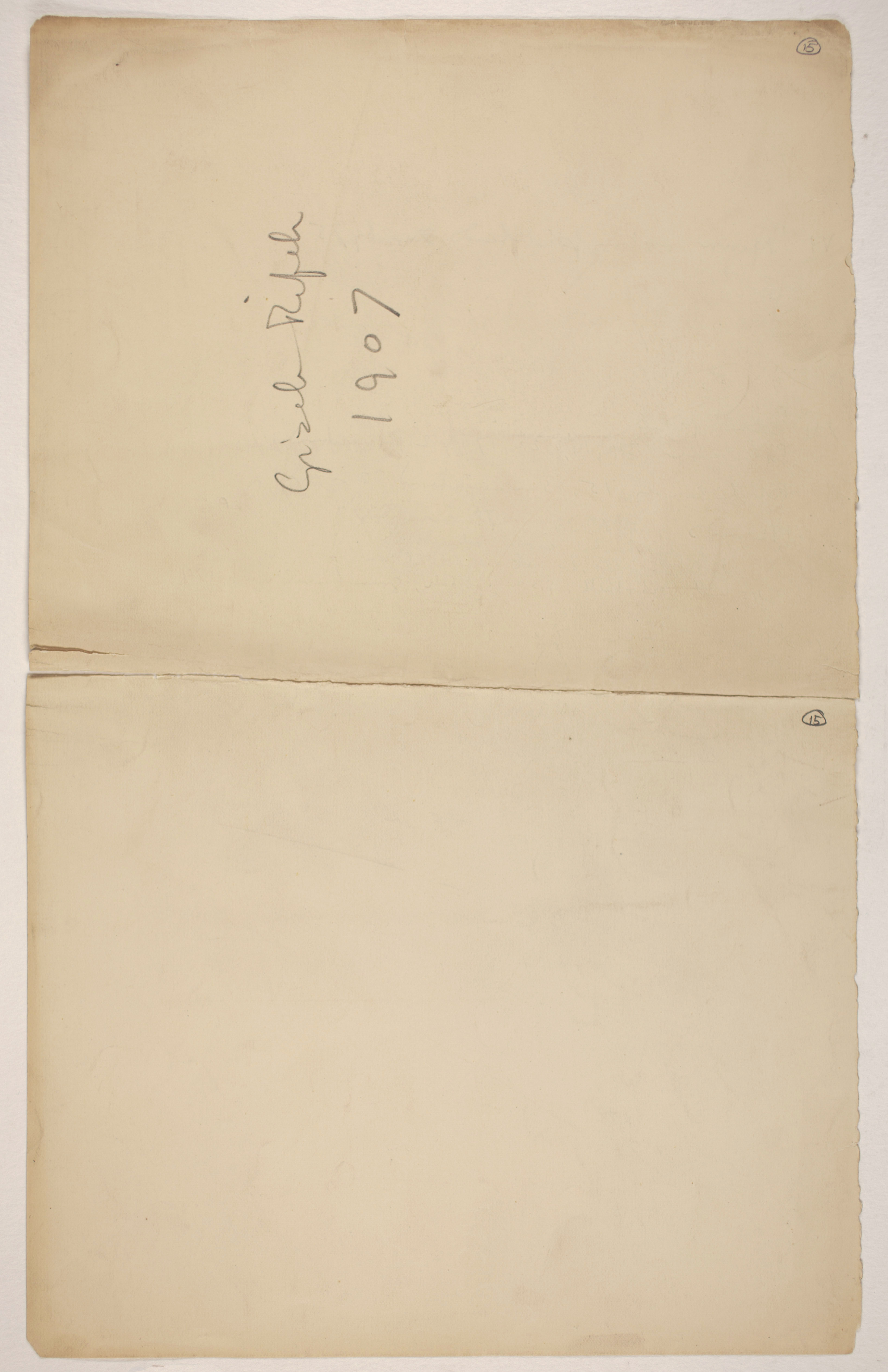 1906-07 Giza and Deir Rifeh Distribution  list PMA/WFP1/D/15/15.2