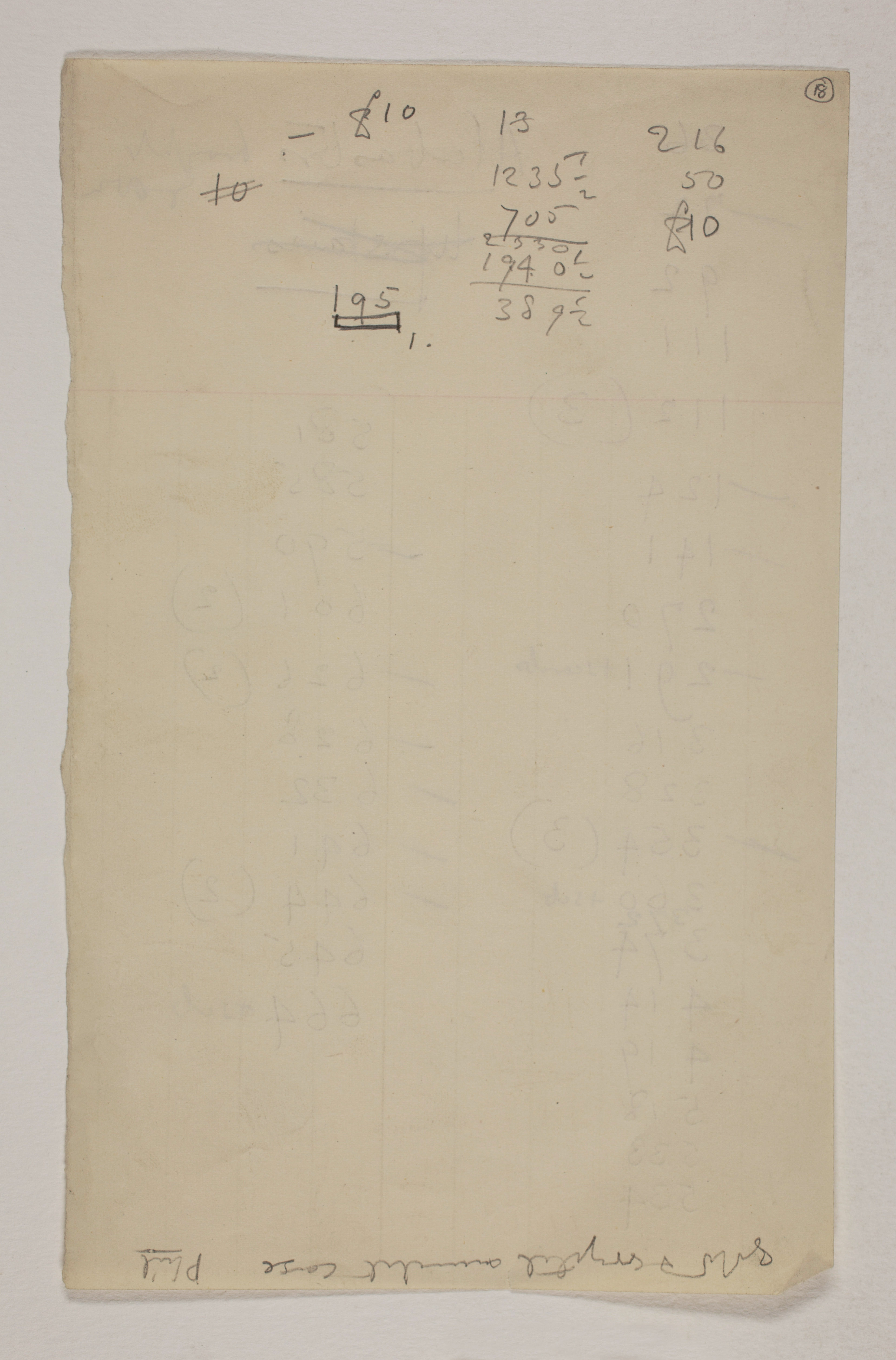 1913-14 Lahun, Haraga Other PMA/WFP1/D/22/18.2