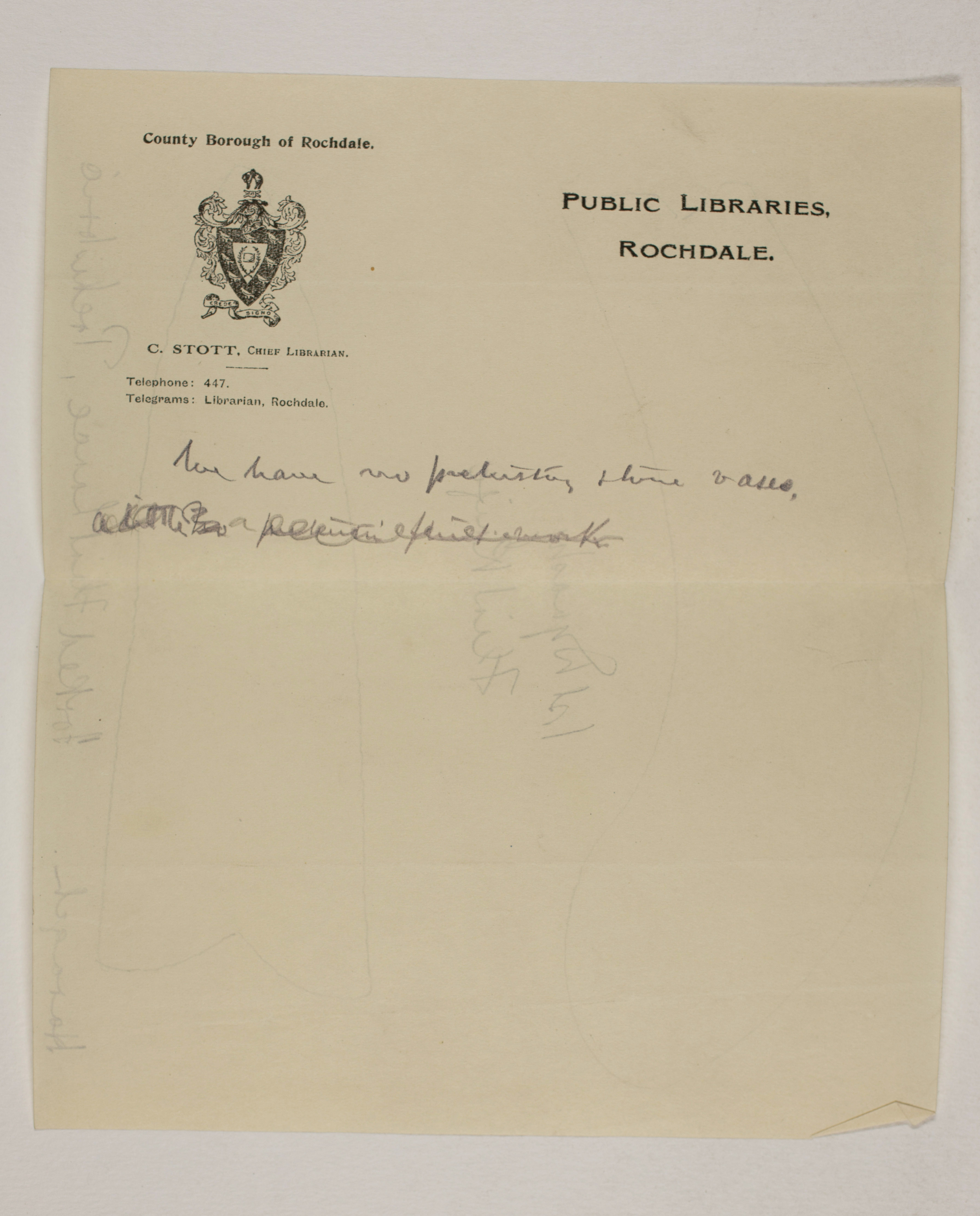 1913-14 Lahun, Haraga Correspondence PMA/WFP1/D/22/53.4
