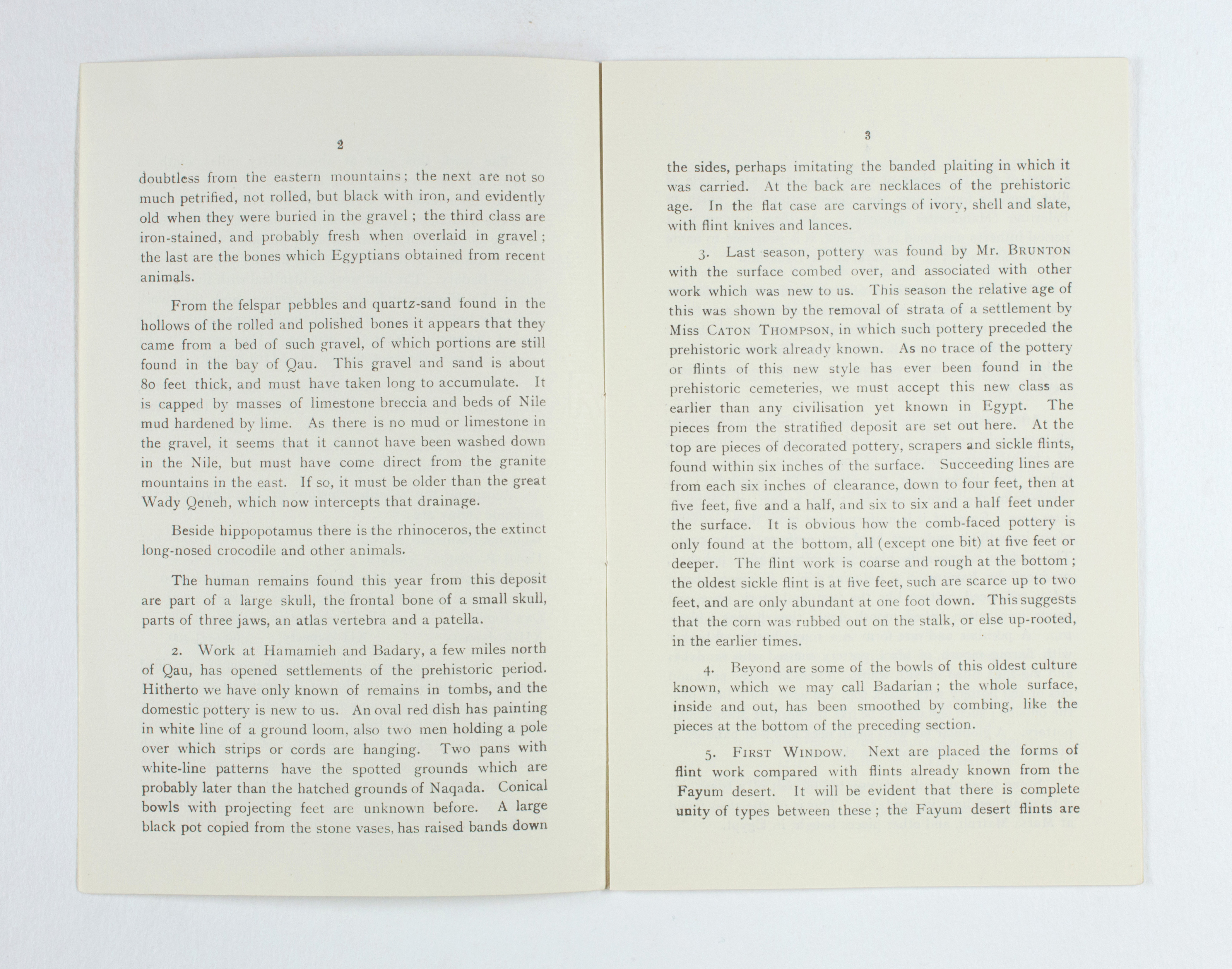 1923-24 Qau el-Kebir, Hemamieh Exhibition catalogue PMA/WFP1/D/27/32.3
