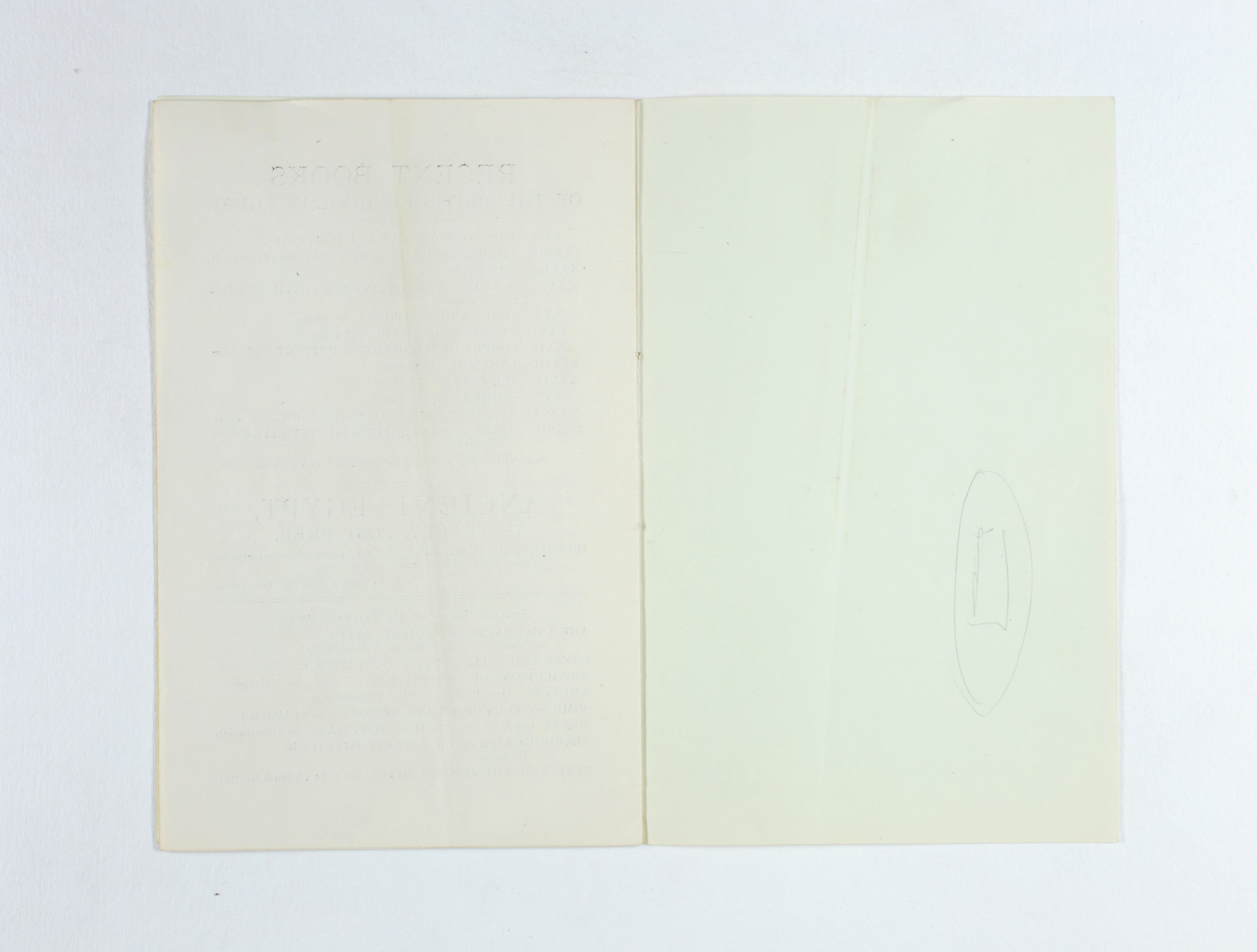 1924-25 Badari, Faiyum Exhibition catalogue PMA/WFP1/D/28/27.8