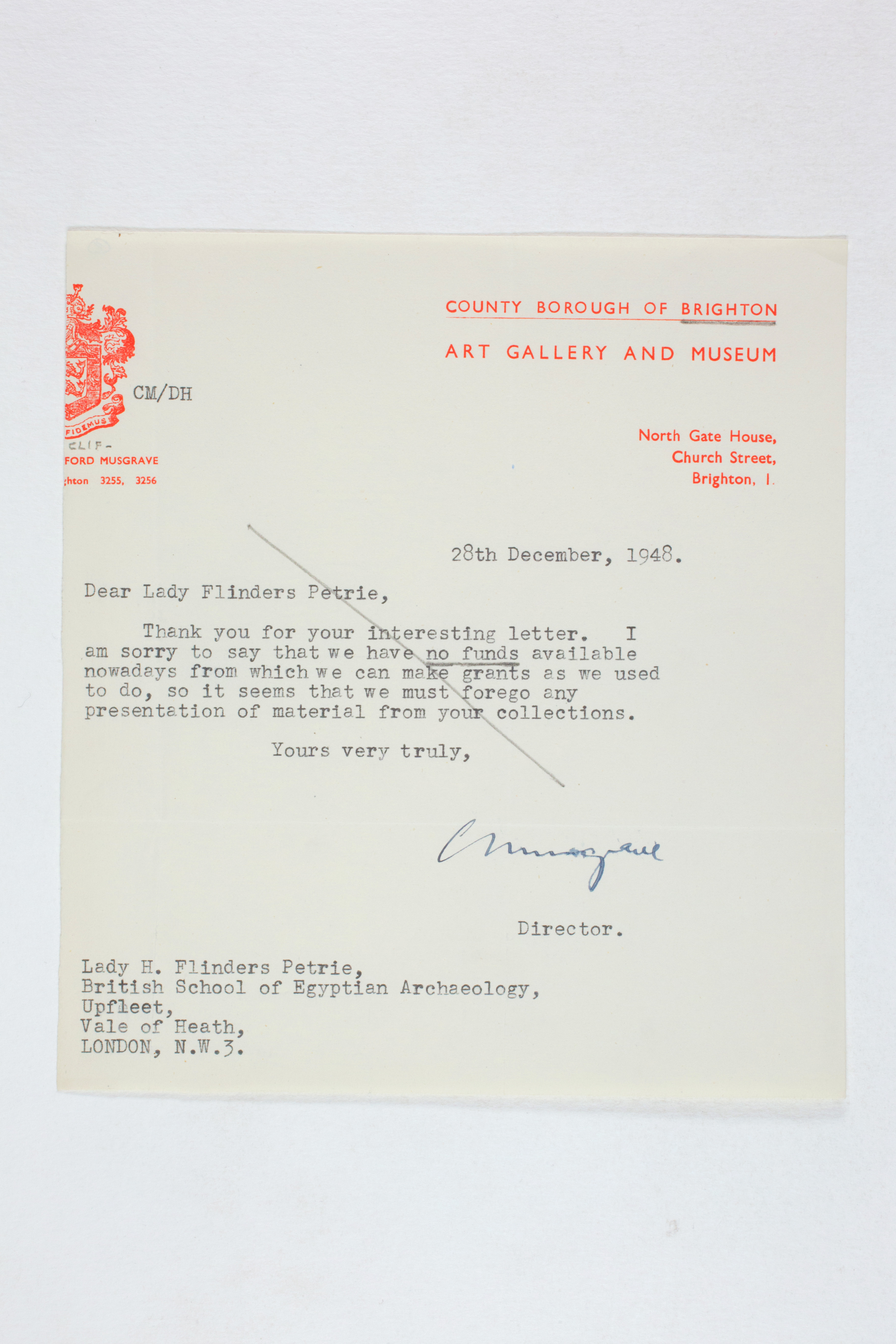 1931-50 Reserve correspondence Correspondence PMA/WFP1/D/32/8