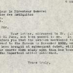 1926-39 correspondence with Antiquities Service DIST.50.46
