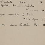 1910-11 Hawara, Gerzeh, Memphis, Mazghuneh Individual institution list  PMA/WFP1/D/19/20