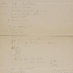 1885-1894  Object list PMA/WFP1/D/1/5.1