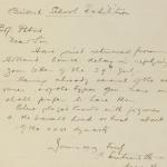 1912-13 Tarkhan, el-Riqqa, Memphis Correspondence PMA/WFP1/D/21/22.1