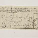 1913-14 Lahun, Haraga Mailing label PMA/WFP1/D/22/50.10
