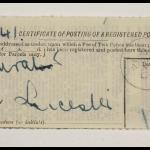 1913-14 Lahun, Haraga Mailing label PMA/WFP1/D/22/50.38