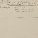 1919-21 Sedment, Lahun Distribution list PMA/WFP1/D/24/13.4