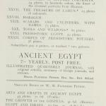 1922-23 Qau el-Kebir Exhibition catalogue PMA/WFP1/D/26/28.6