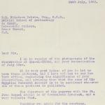 1922-23 Qau el-Kebir Correspondence PMA/WFP1/D/26/35.2