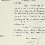 1922-23 Qau el-Kebir Receipt from institution  PMA/WFP1/D/26/42.1