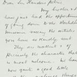 1922-23 Qau el-Kebir Correspondence PMA/WFP1/D/26/48.1