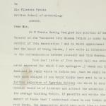 1924-25 Badari, Faiyum Correspondence PMA/WFP1/D/28/24