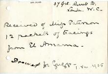 1904-05 Deir el-Bahri, Sinai, Oxyrhynchus DIST.24.07