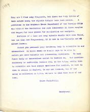 1922-76 Miscellaneous correspondence with museums DIST.41.19b