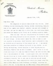 1922-76 Miscellaneous correspondence with museums DIST.41.20a