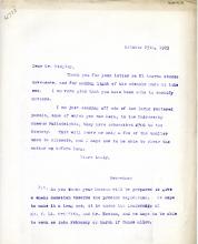 1922-76 Miscellaneous correspondence with museums DIST.41.29