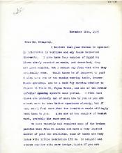 1922-76 Miscellaneous correspondence with museums DIST.41.39a
