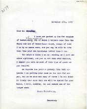1922-76 Miscellaneous correspondence with museums DIST.41.41