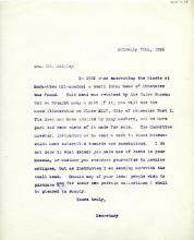 1922-76 Miscellaneous correspondence with museums DIST.41.43