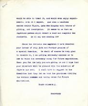 1922-76 Miscellaneous correspondence with museums DIST.41.46b