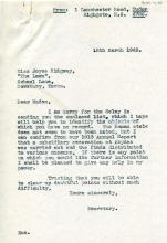 1922-76 Miscellaneous correspondence with museums DIST.41.53