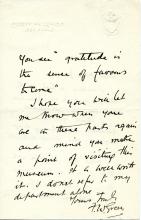 1922-76 Miscellaneous correspondence with museums DIST.41.60b