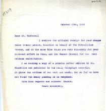 1922-76 Miscellaneous correspondence with museums DIST.41.71