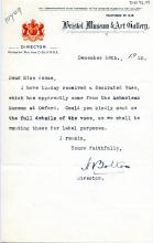 1922-71 Miscellaneous correspondence with museums DIST.42.45