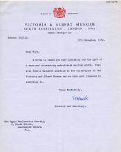 1922-71 Miscellaneous correspondence with museums DIST.42.76