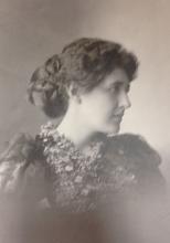 Photograph of Marie N Buckman, Secretary of the American Branch of the Egypt Exploration Fund