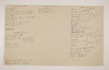 1910-11 Hawara, Gerzeh, Memphis, Mazghuneh Multiple institution list PMA/WFP1/D/19/11