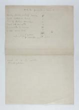 1885-1894  Object list PMA/WFP1/D/1/1.3